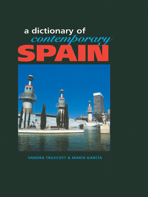 cover image of Dictionary of Contemporary Spain